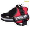 Julius-K9 silový postroj 2/L-XL 71-96 cm/50 mm,  – červený