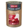 GRANCARNO Single Protein 400 g čisté hovězí, konzerva pro psy