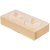 Snack Box – interaktivní hra pro králíčky, 14 x 3 x 7 cm, dřevo